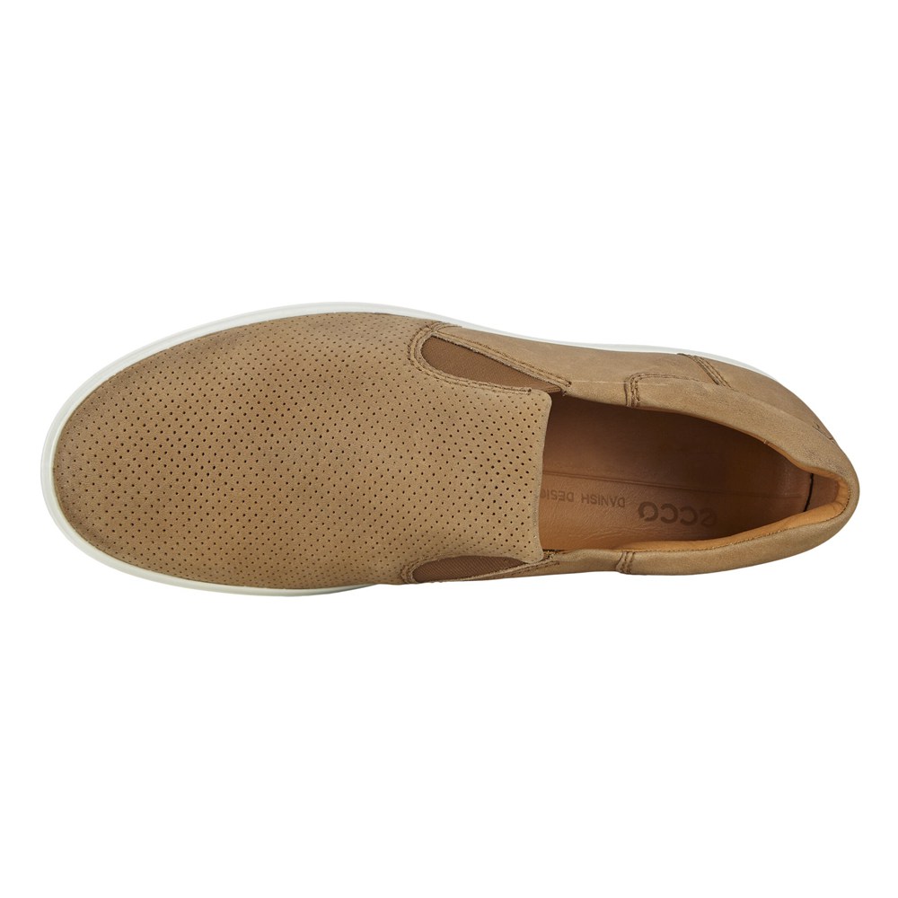 Slip On Hombre - ECCO Soft 7 - Marrom - AMC952438